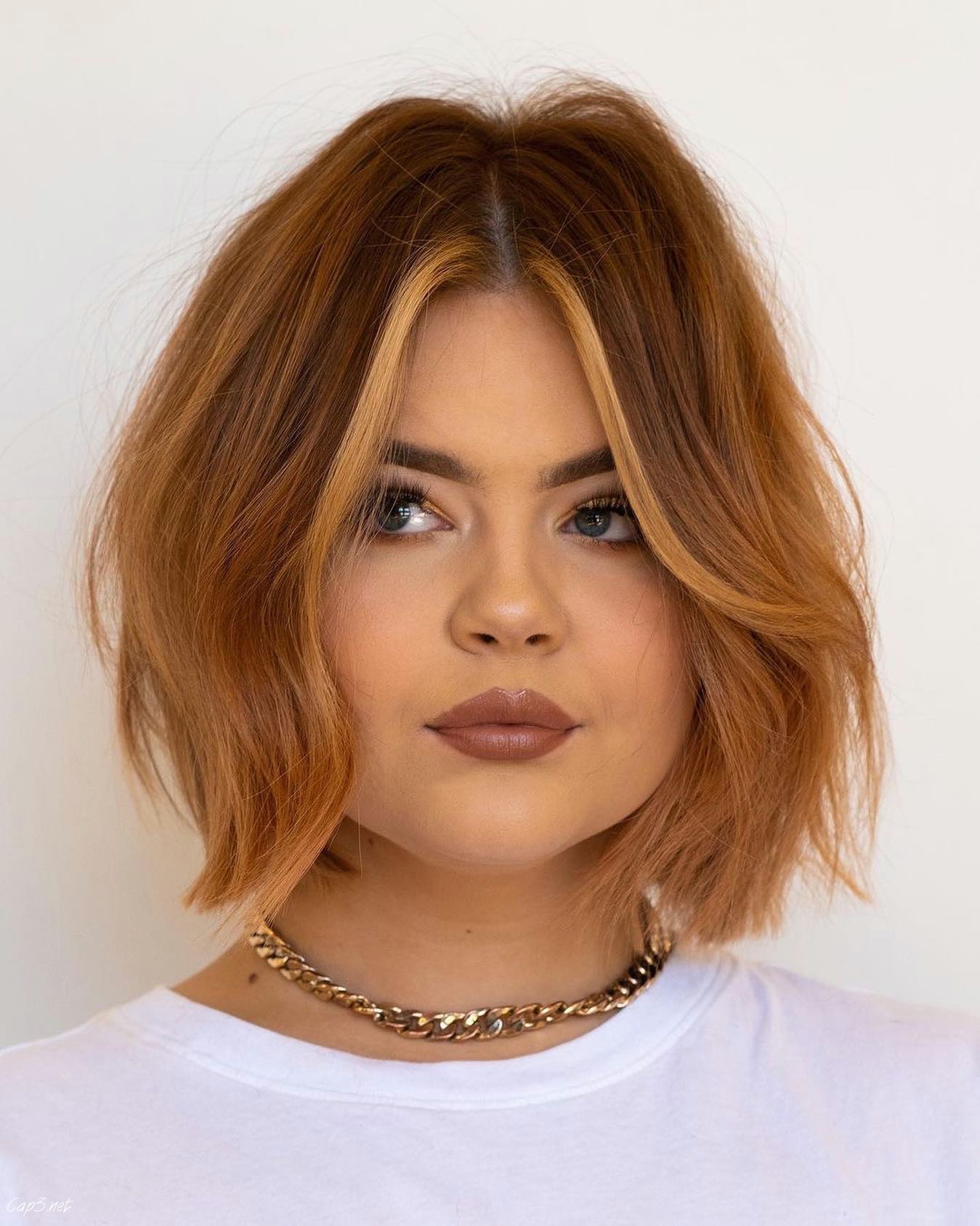 Layered Bob With Frontal Highlights