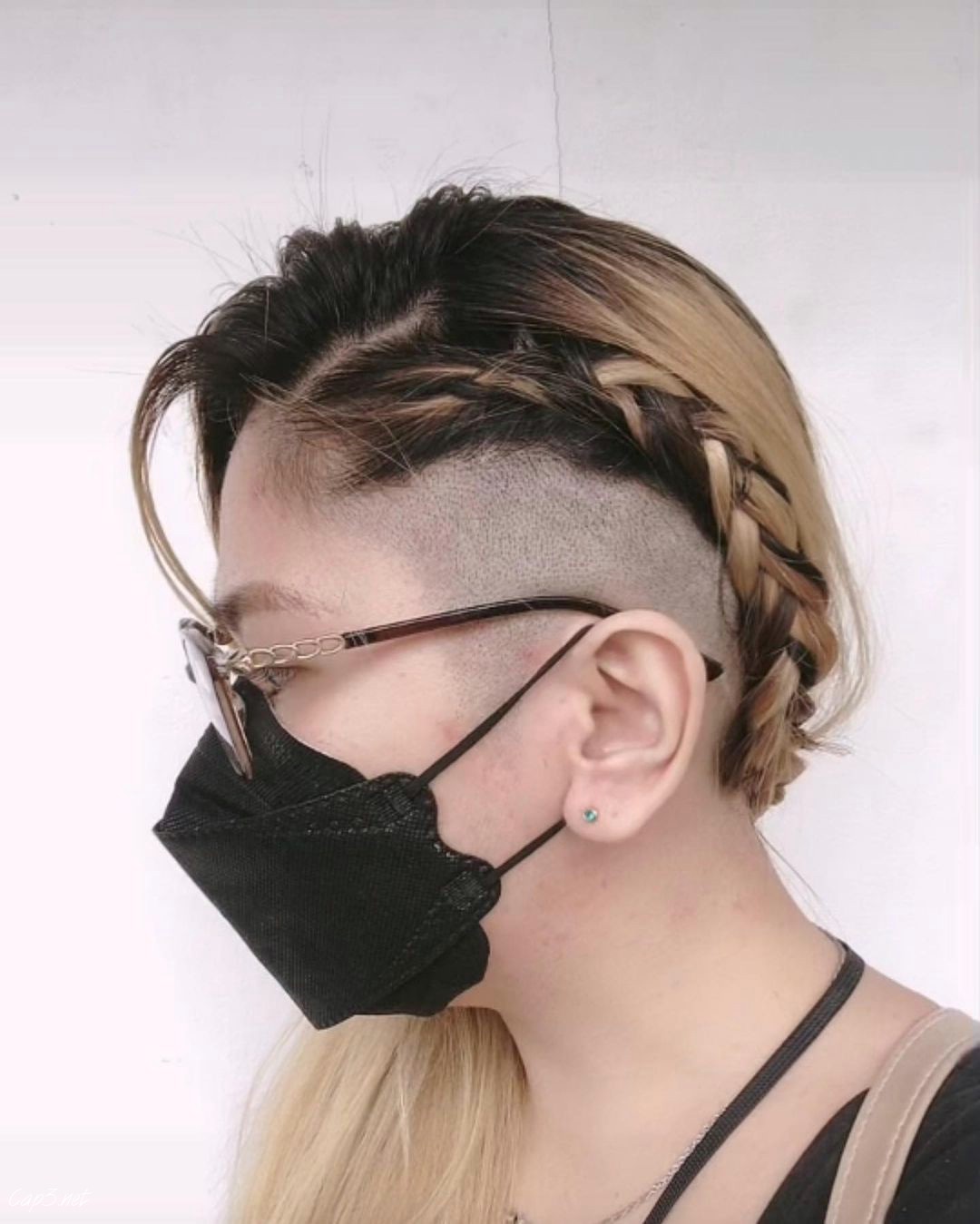 Light Blonde Undercut Hairstyle