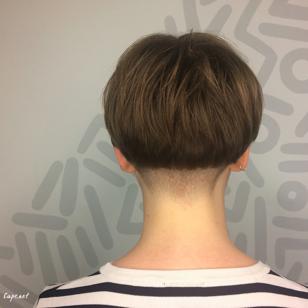 Messy Brown Pixie