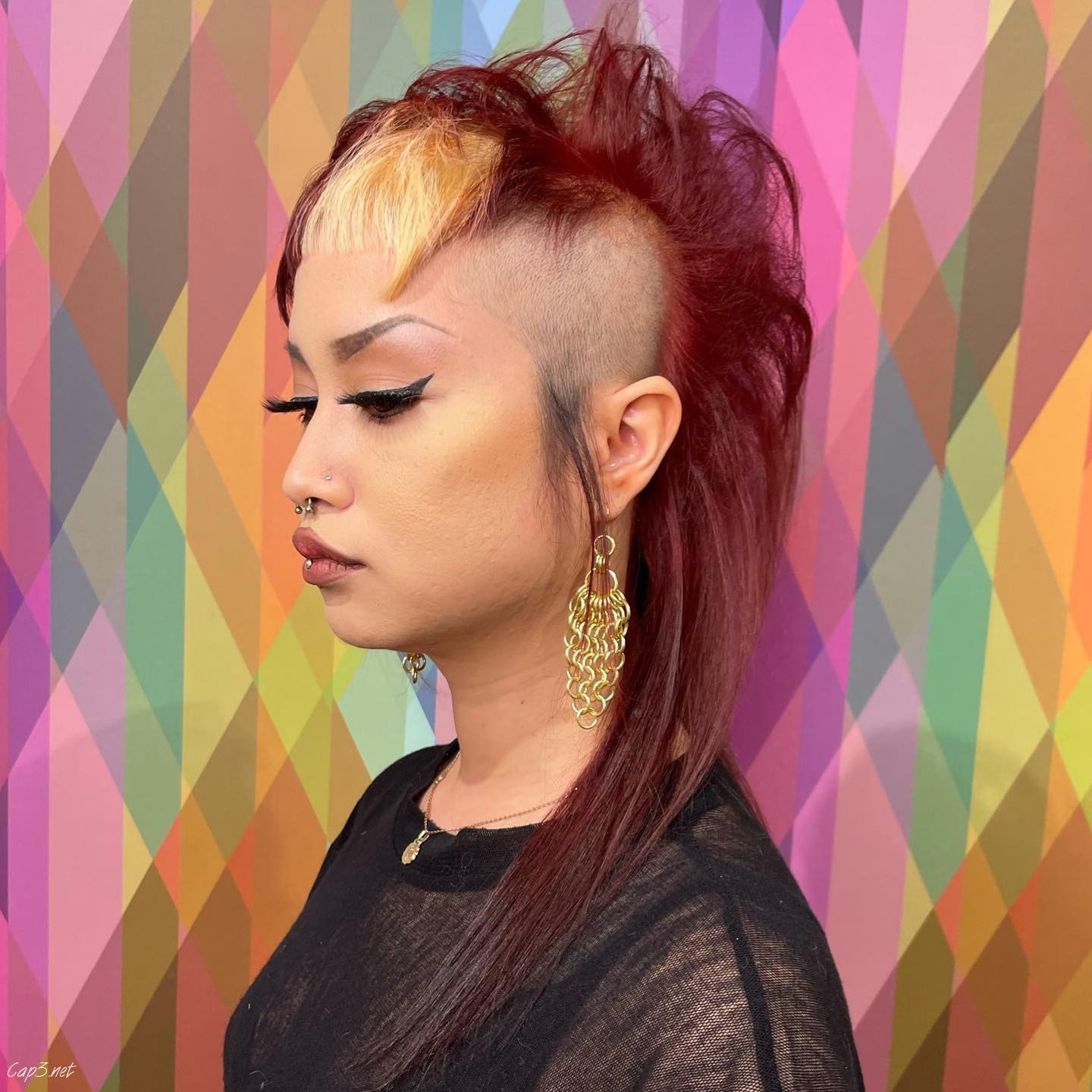 Mullet Hair With Shaved Sides