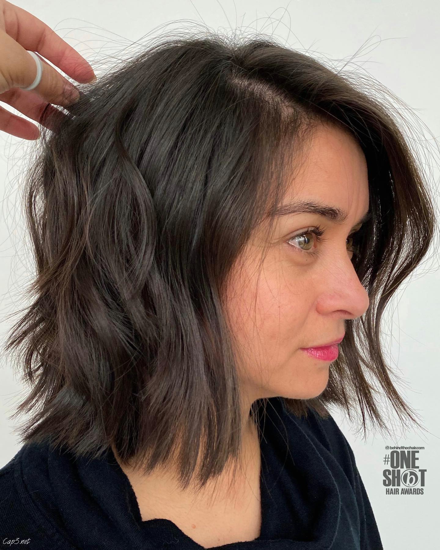 Natural Brown Layered Bob