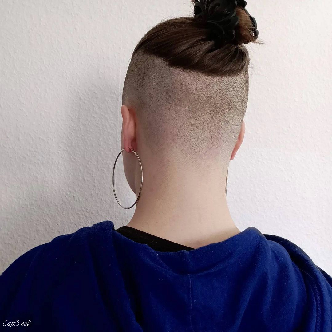 Shaved Buzzcut With Undercut Haircut