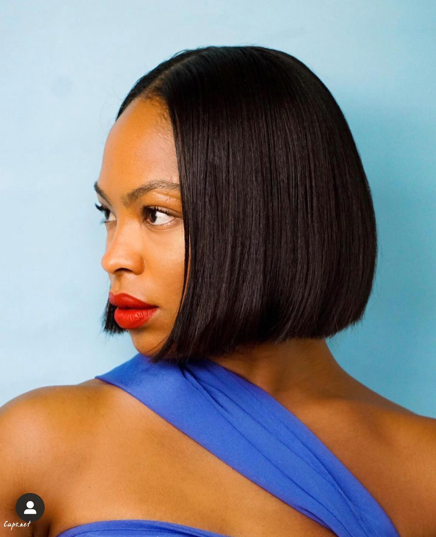 Straight Black Bob