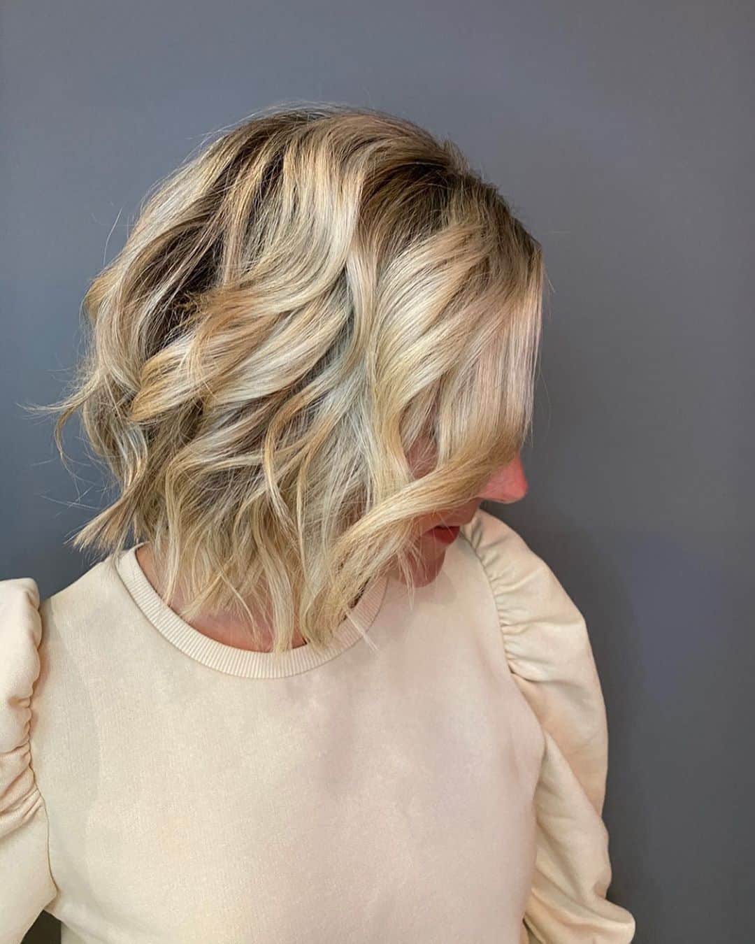 beachy wavy bob