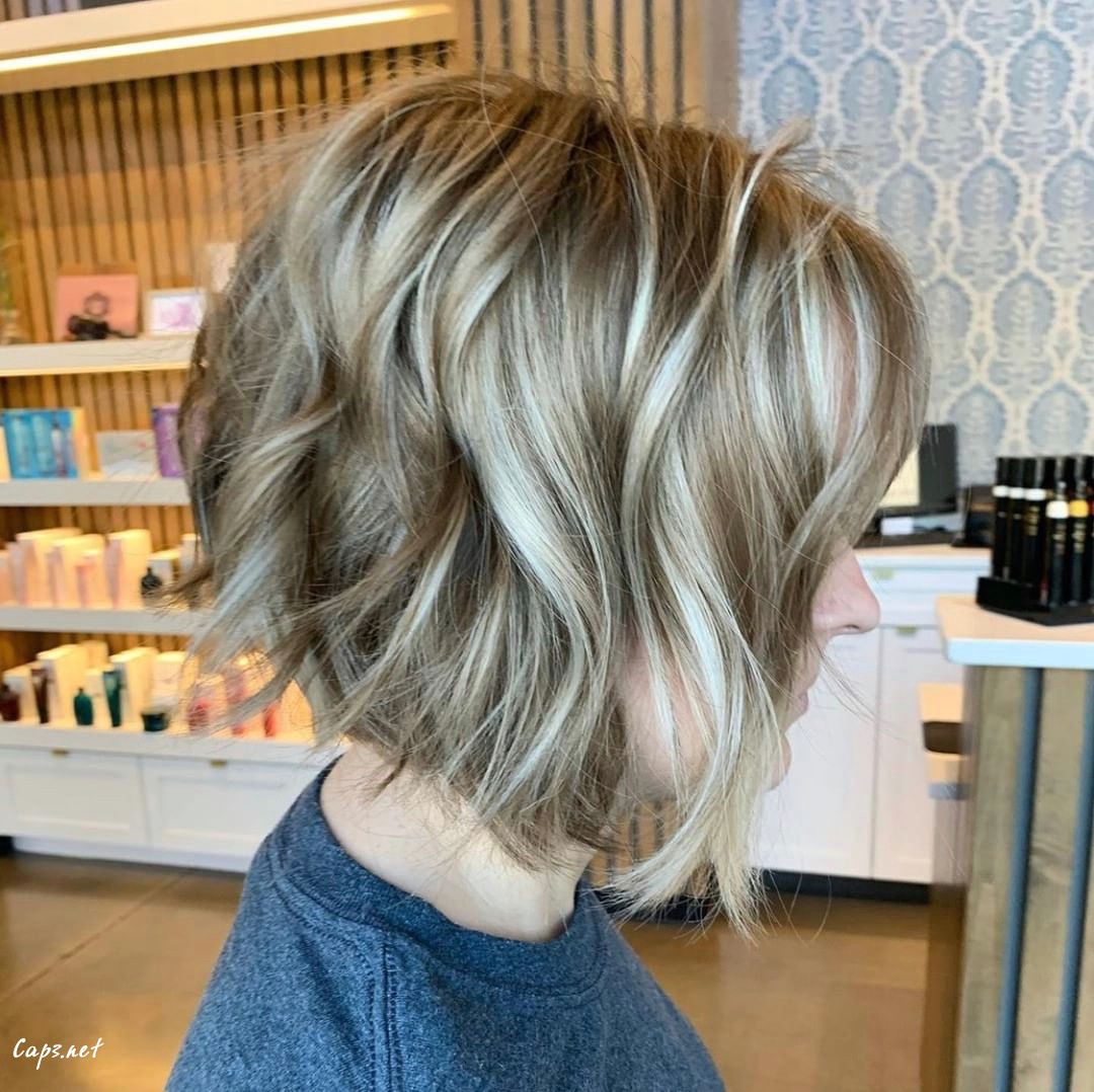 lived in short sassy waves