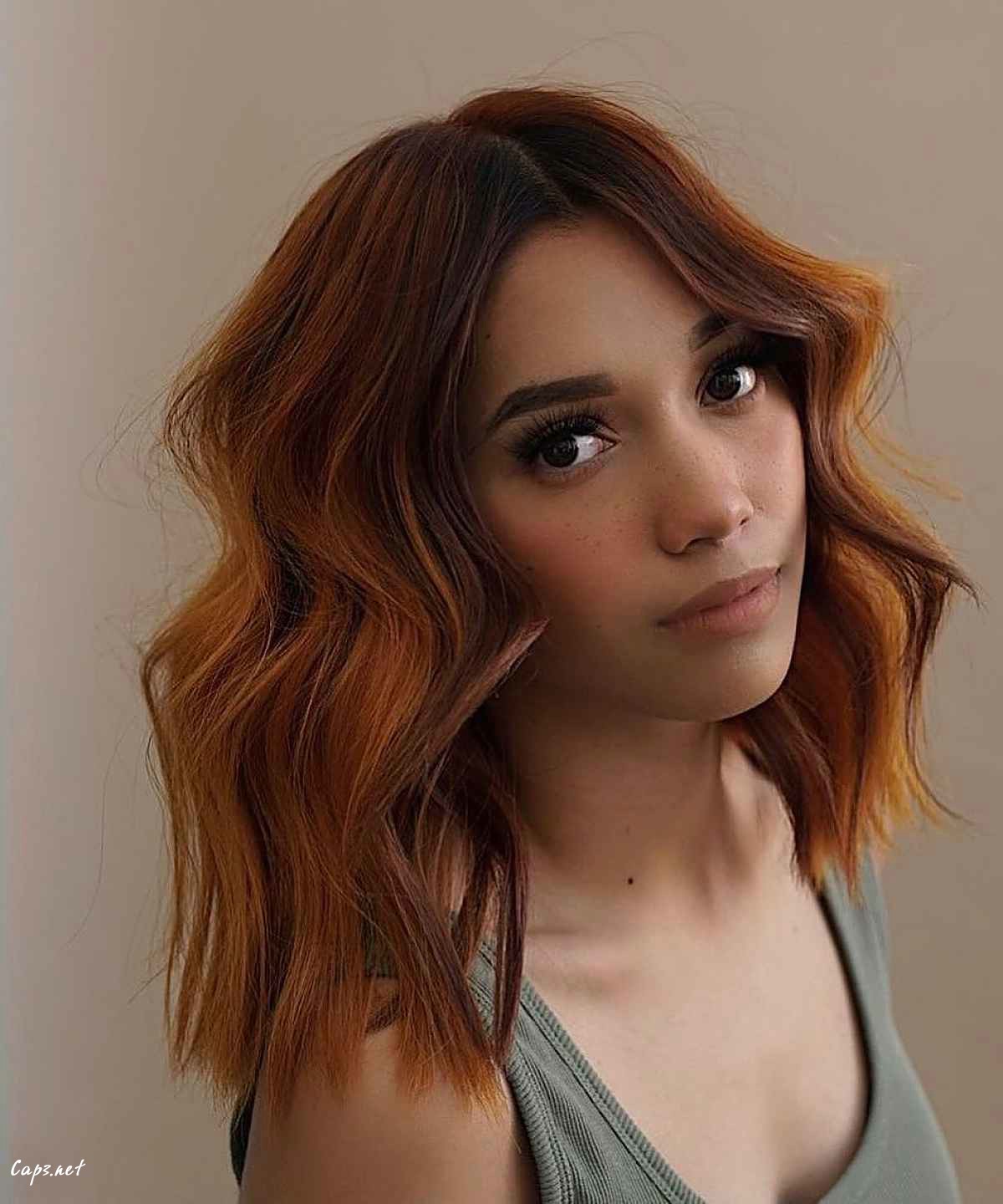long bob with natural looking waves