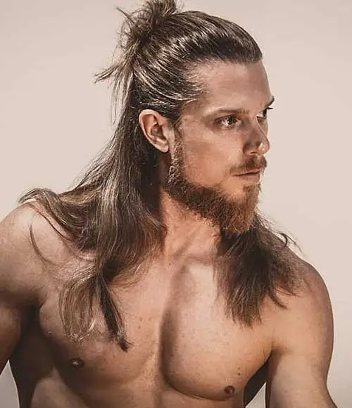 long men hairstyles half up 5