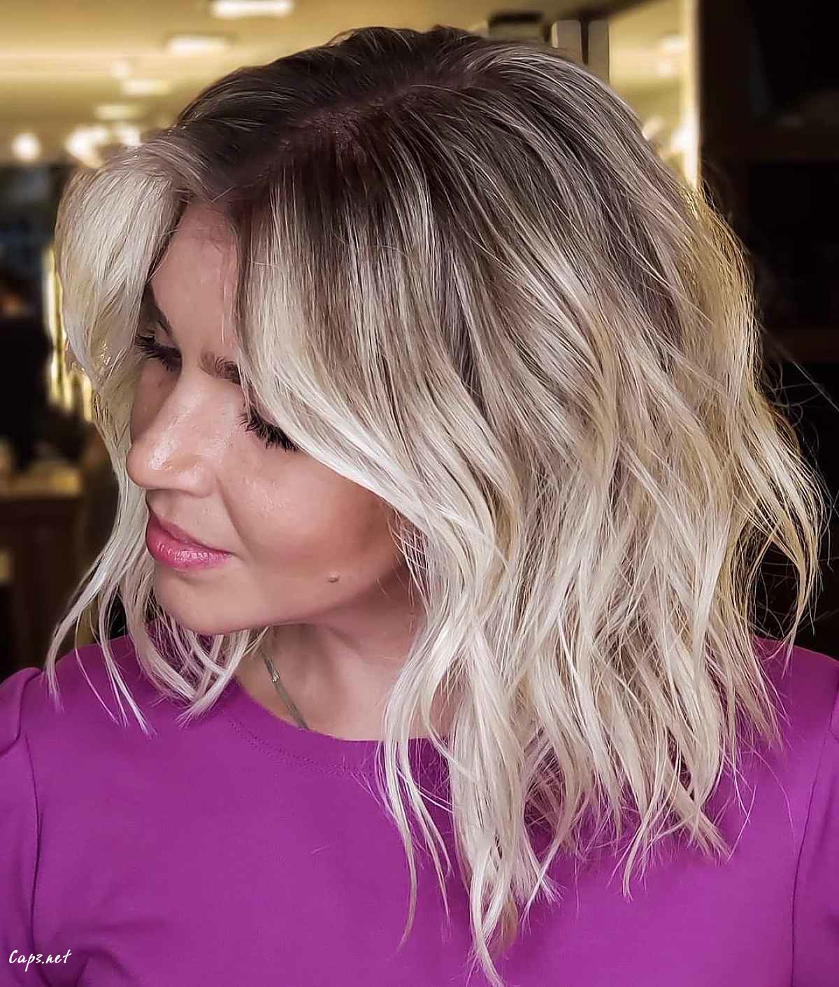 low maintenance beachy waves