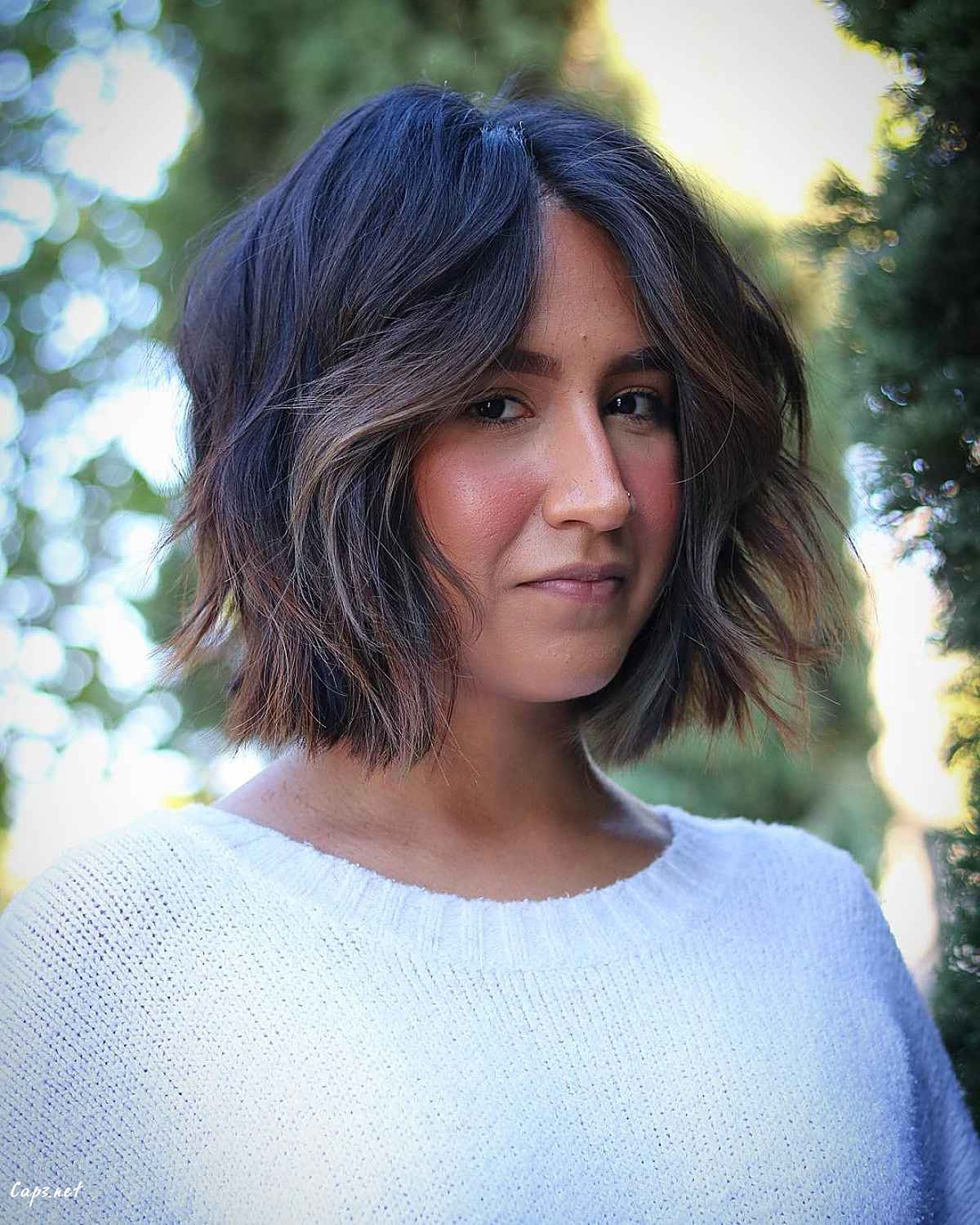 ocean waves on short hair for women