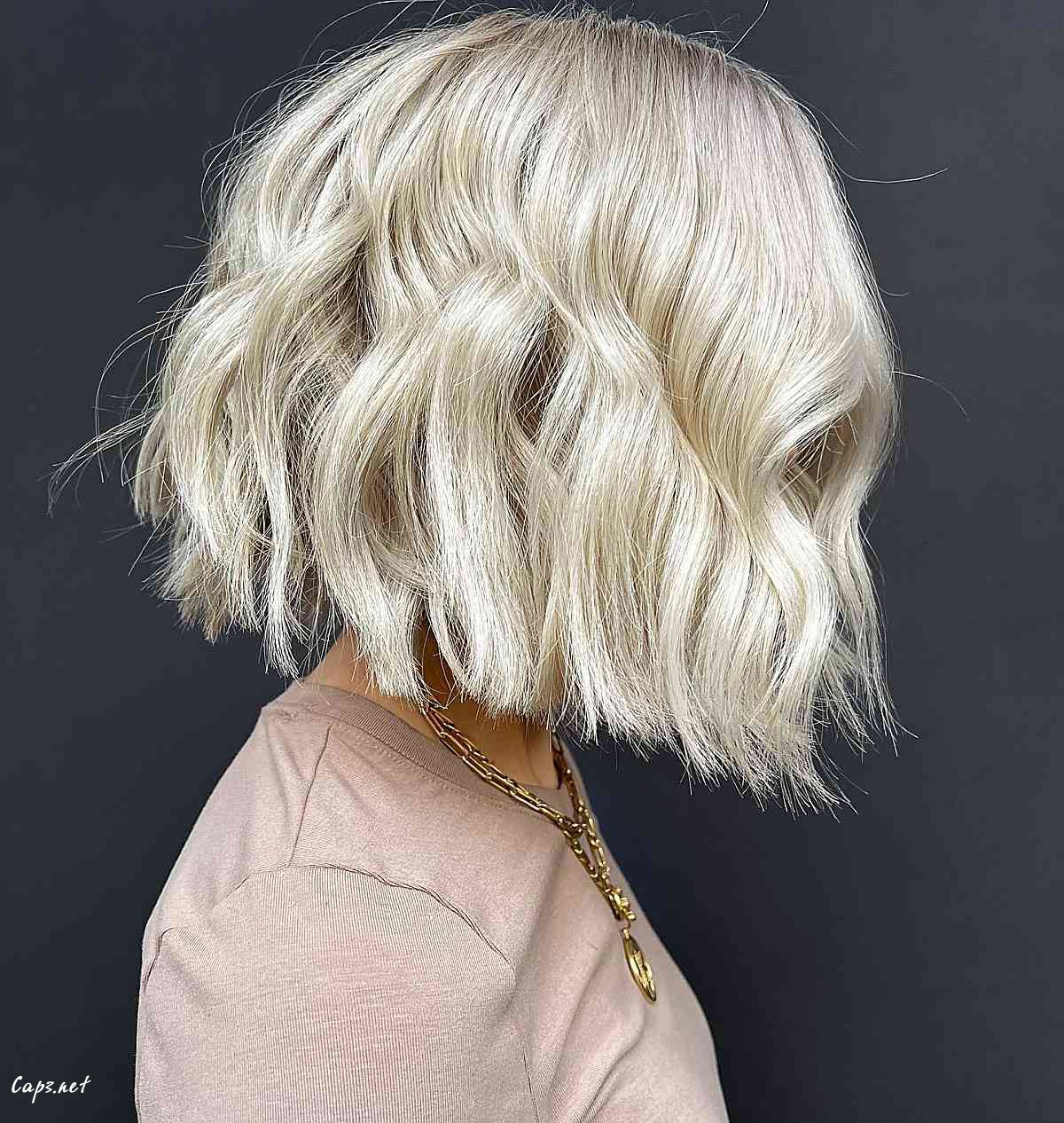 platinum blonde blunt cut bob