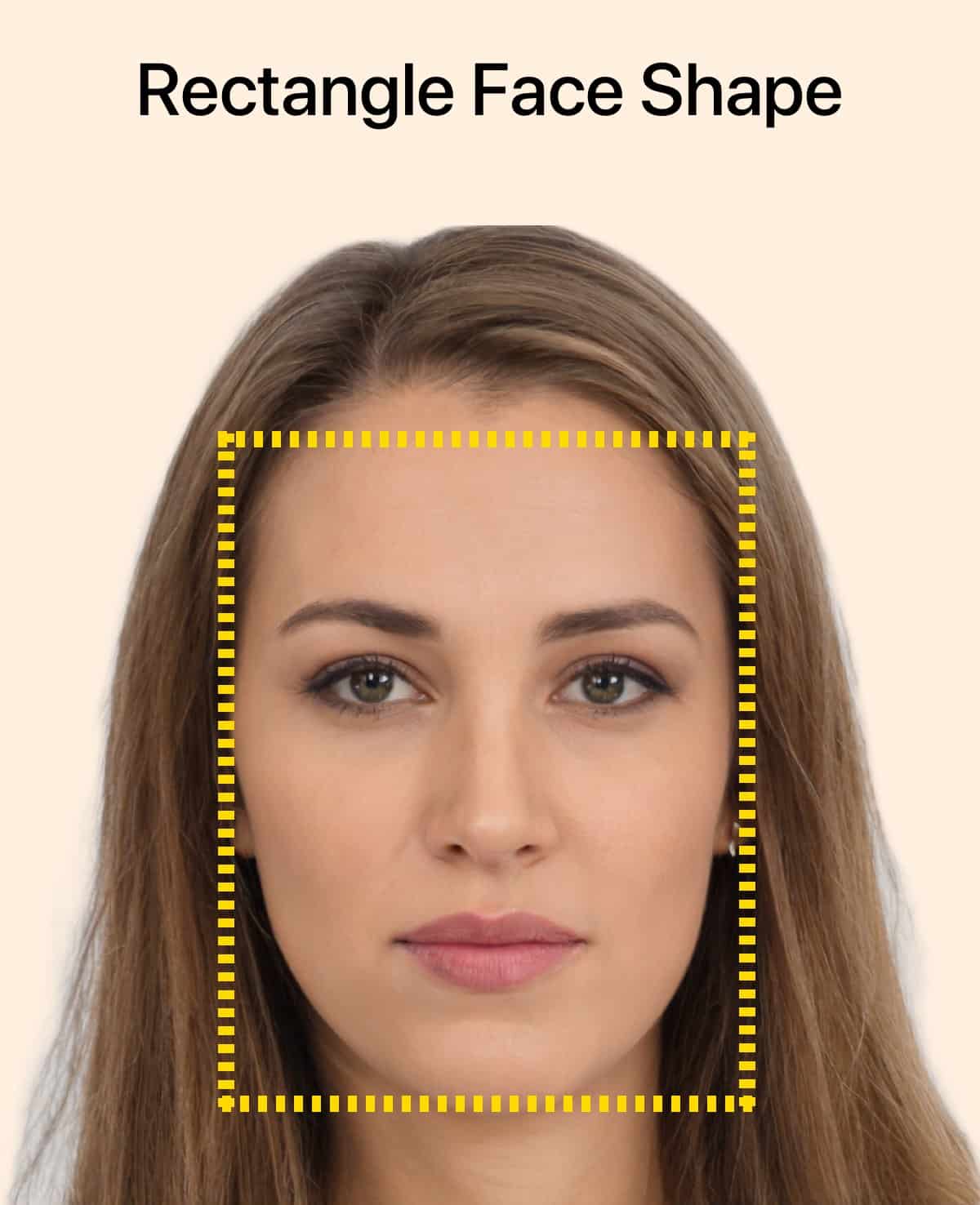 rectangle face shape
