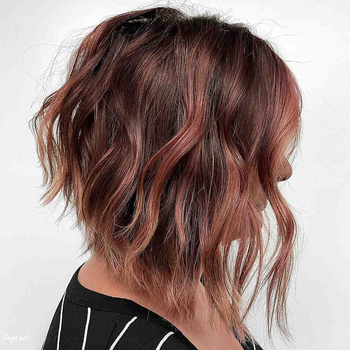 red toned a line bob