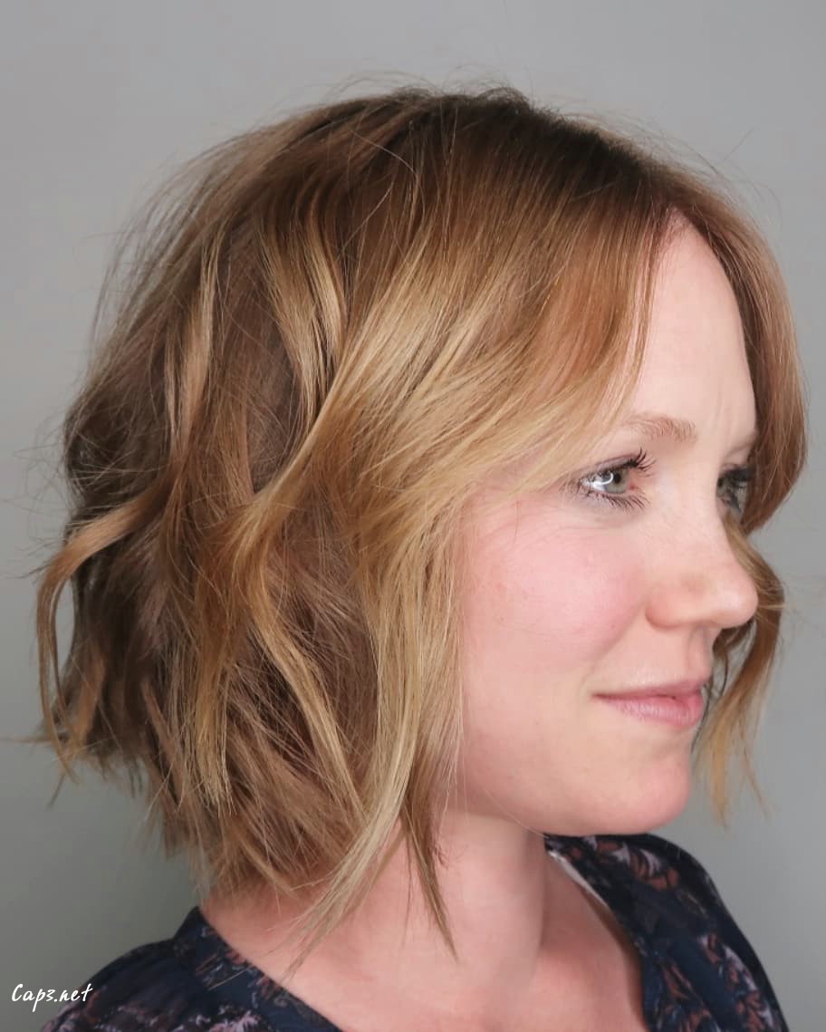 remarkable chin length wavy bob