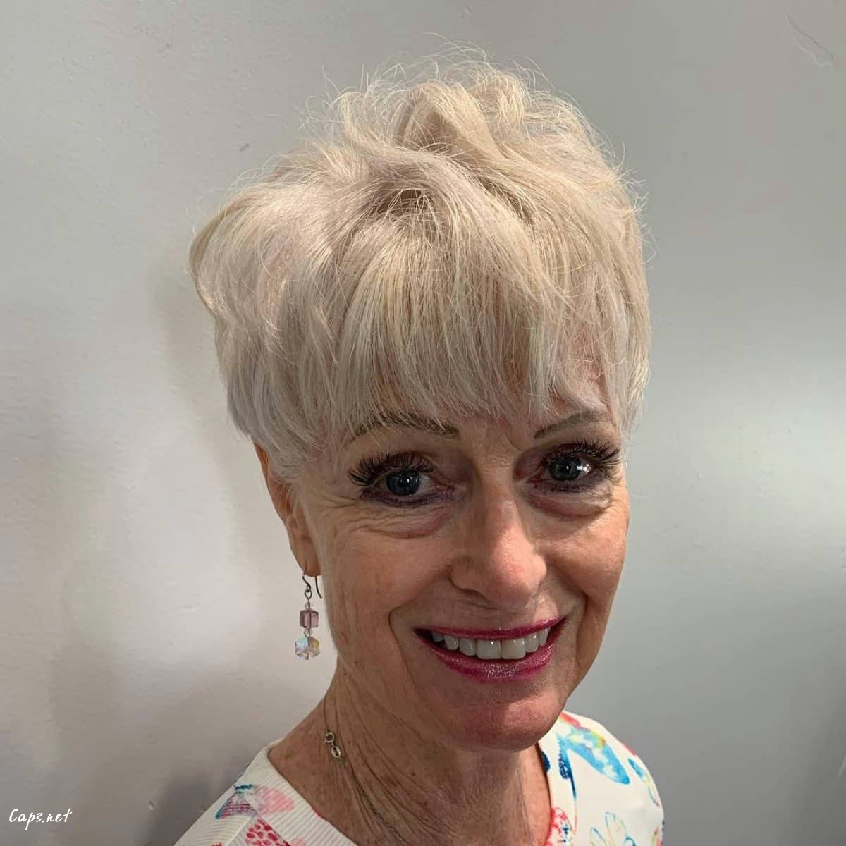 short pixie haircut for seniors with fine hair
