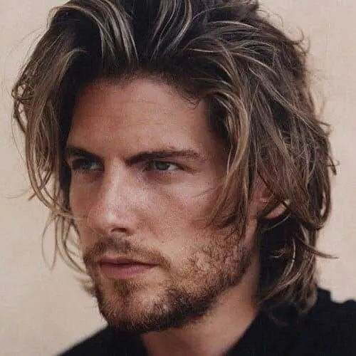 shoulder length long men hairstyles 4