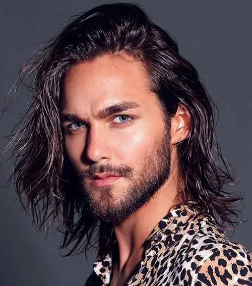 shoulder length long men hairstyles 7