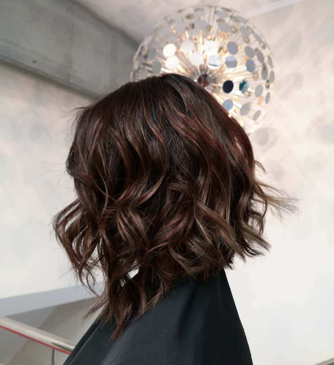 shoulder length wavy bob locks