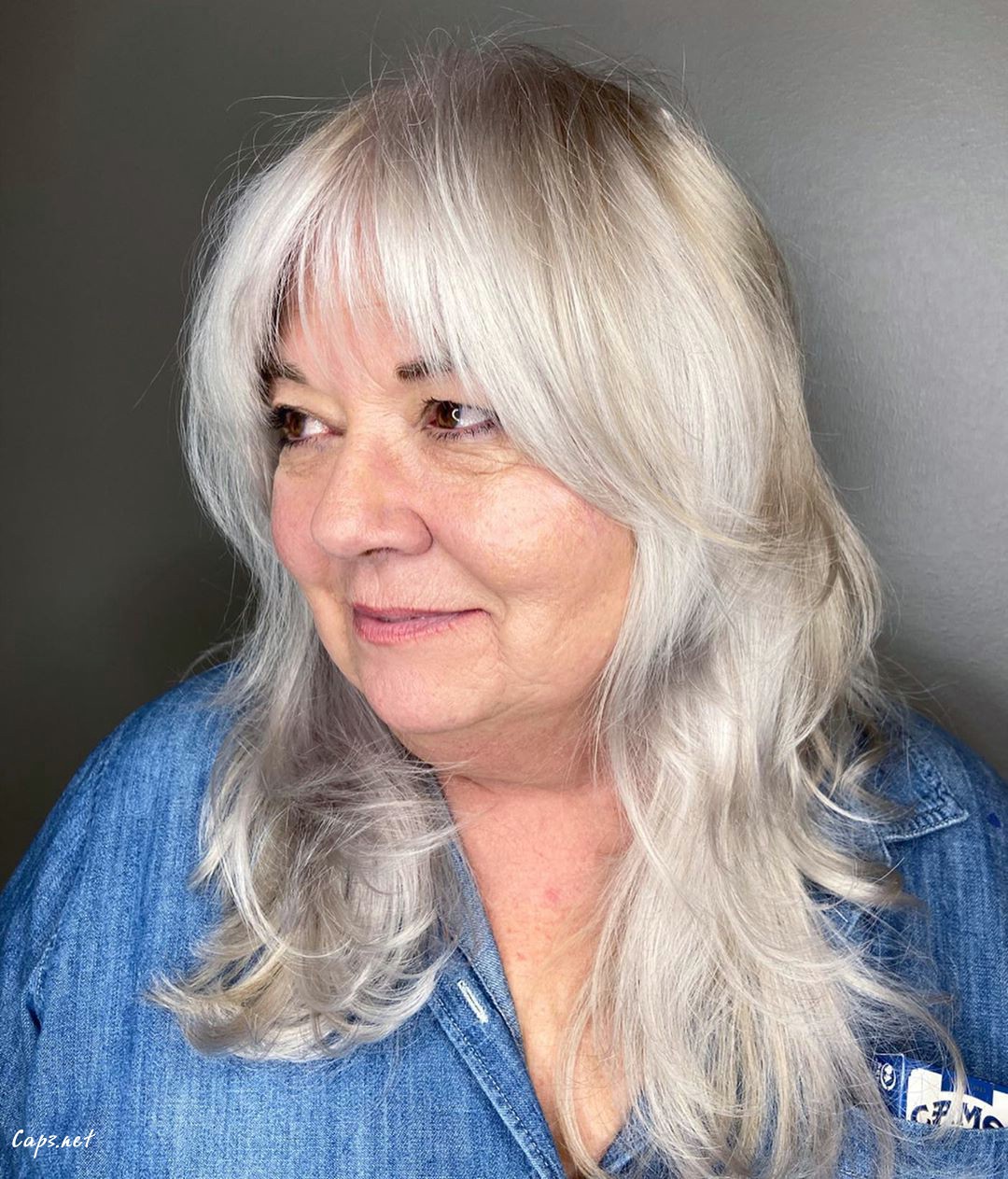 the layered shag for fine hair