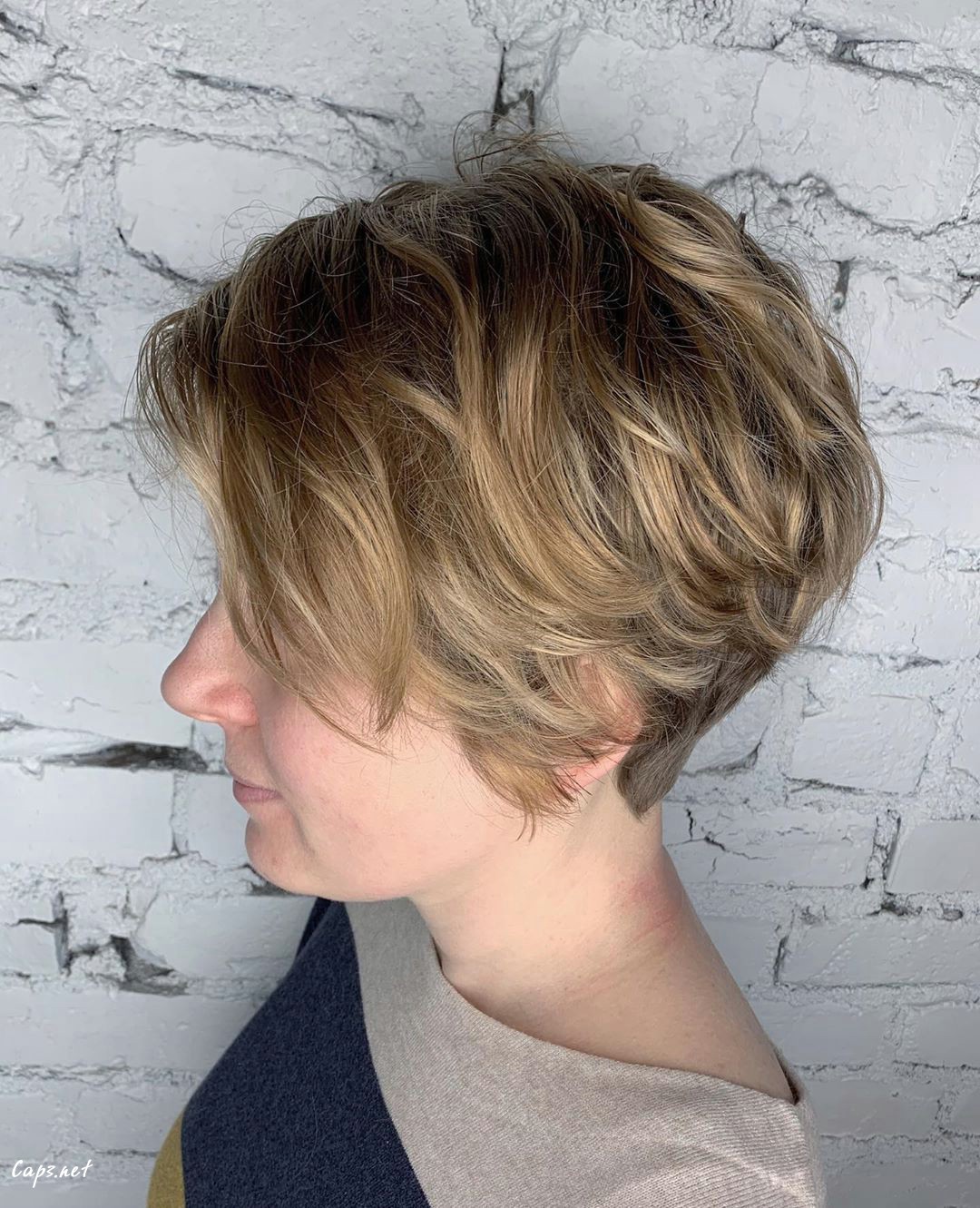 wavy pixie bob