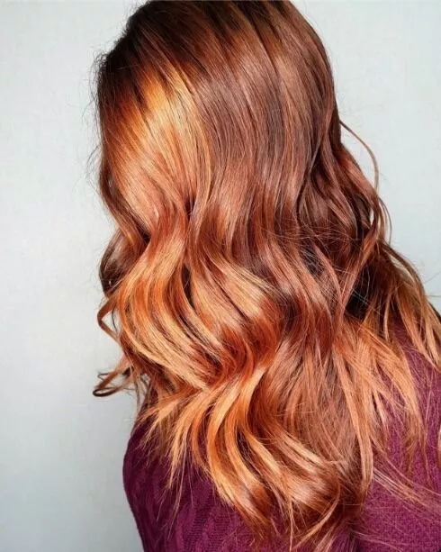 Auburn Hair Highlights