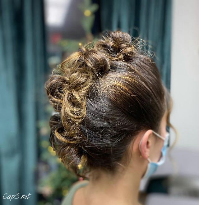 Balayage Faux Hawk Cut