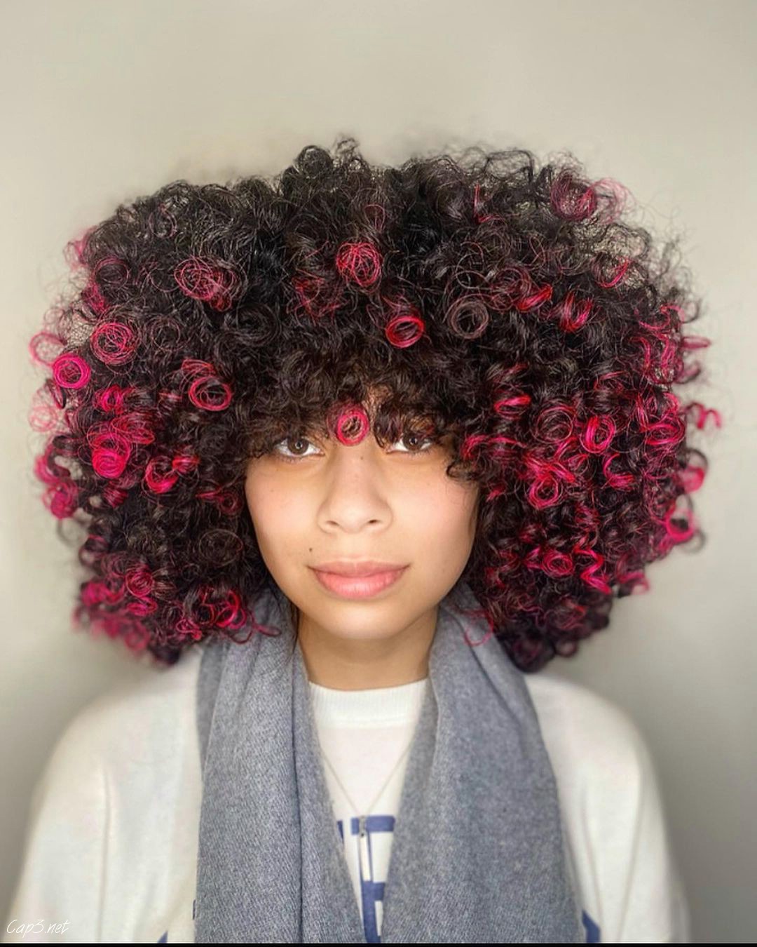 Bright Pink Hair Highlights