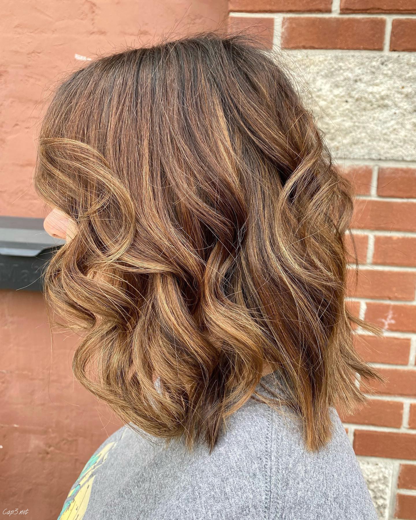 Brown Layered Cut