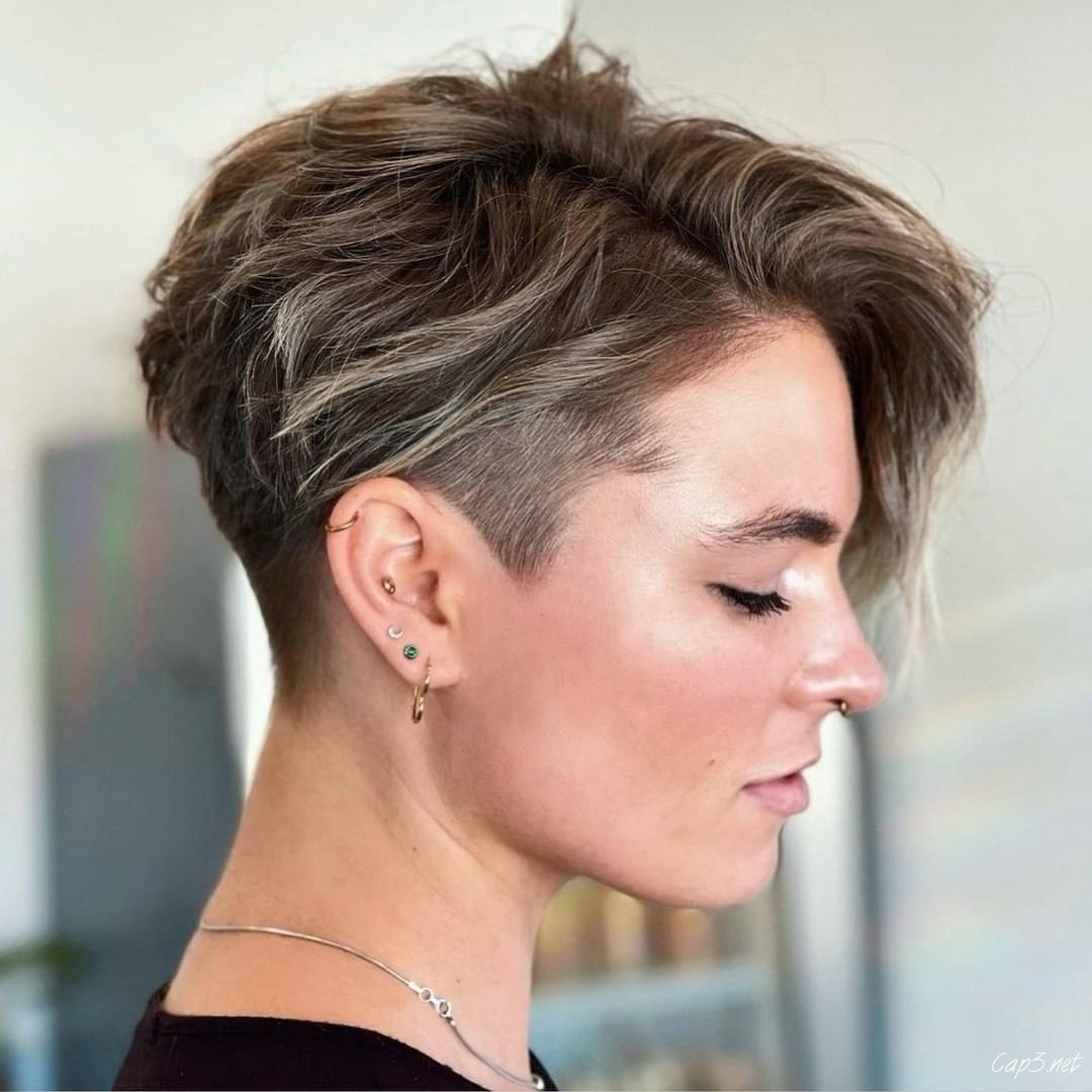 Brown Pixie Hair