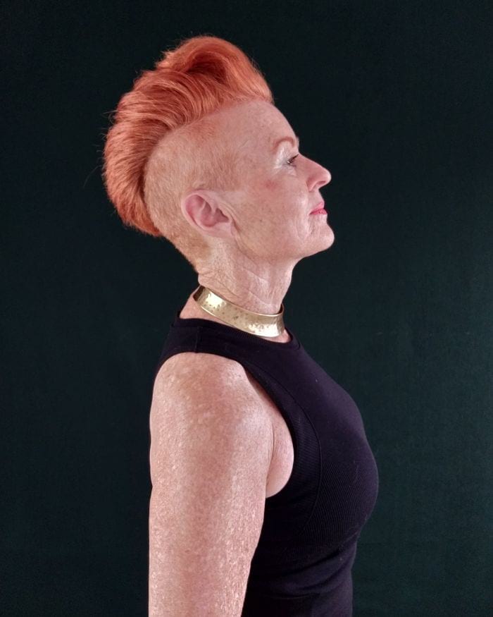 Business in Front Party in the back hairstyle for women over 60