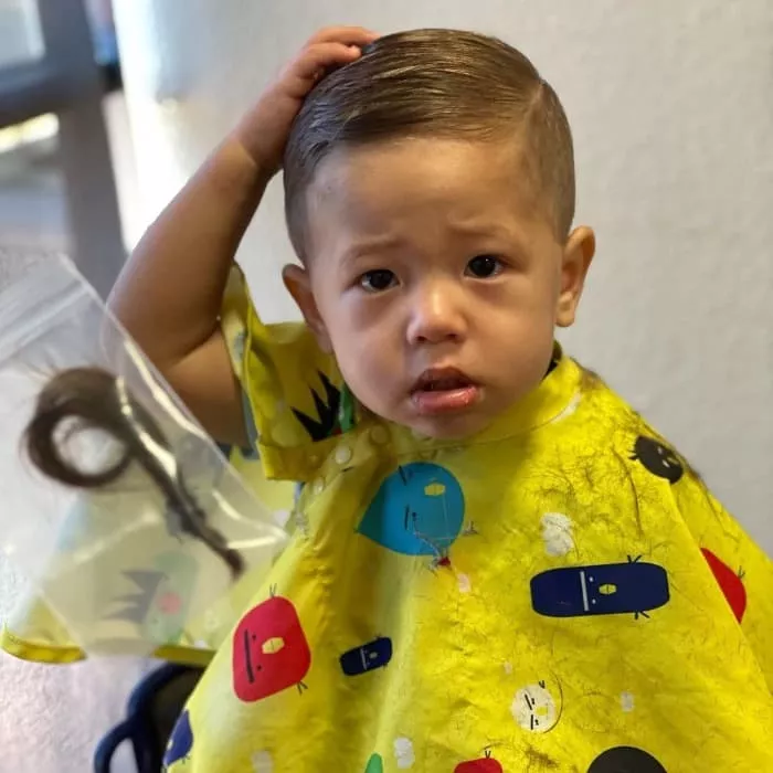 Dapper Side Part
