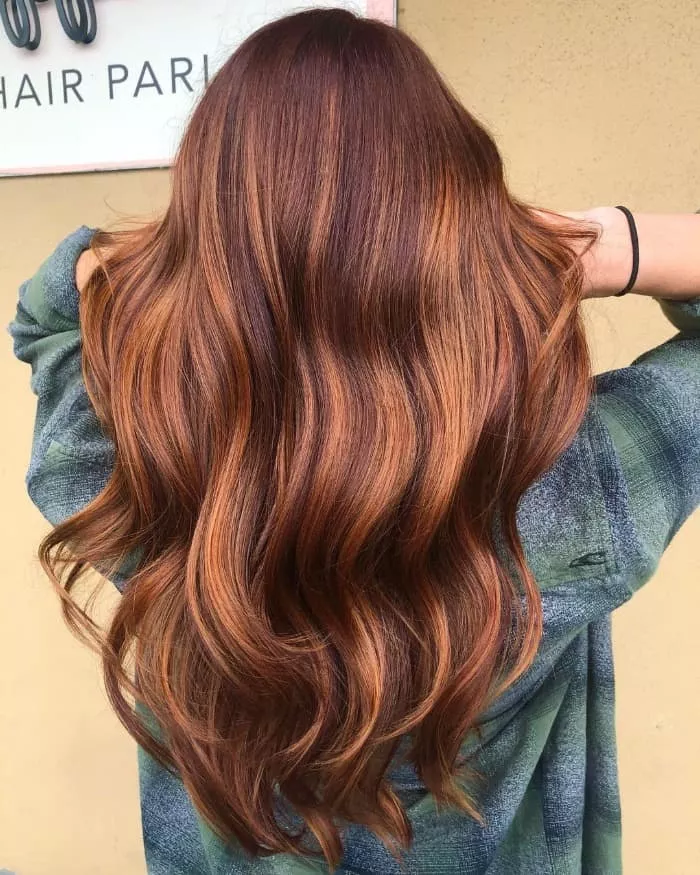Light Auburn Balayage