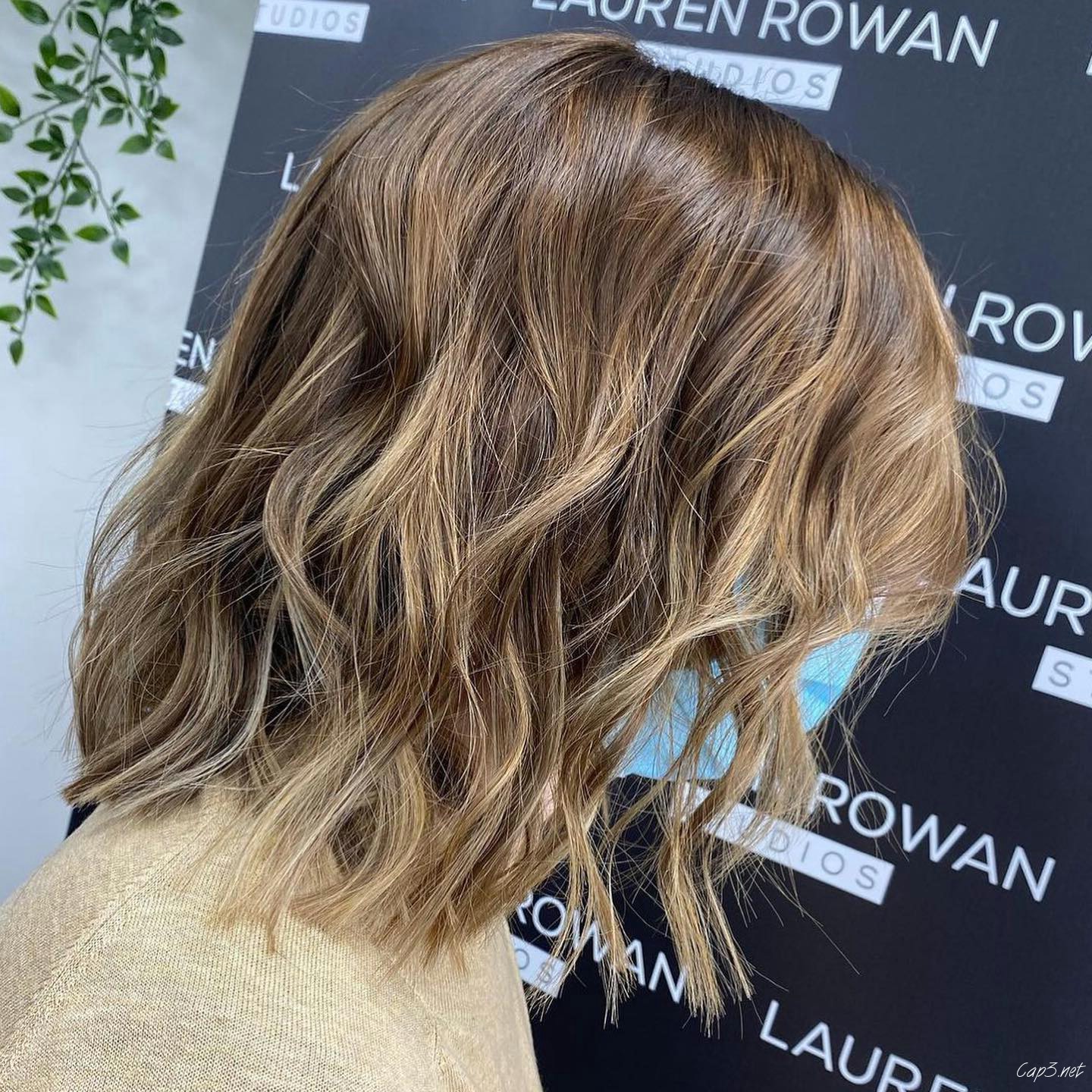 Light Brown Wavy Bob