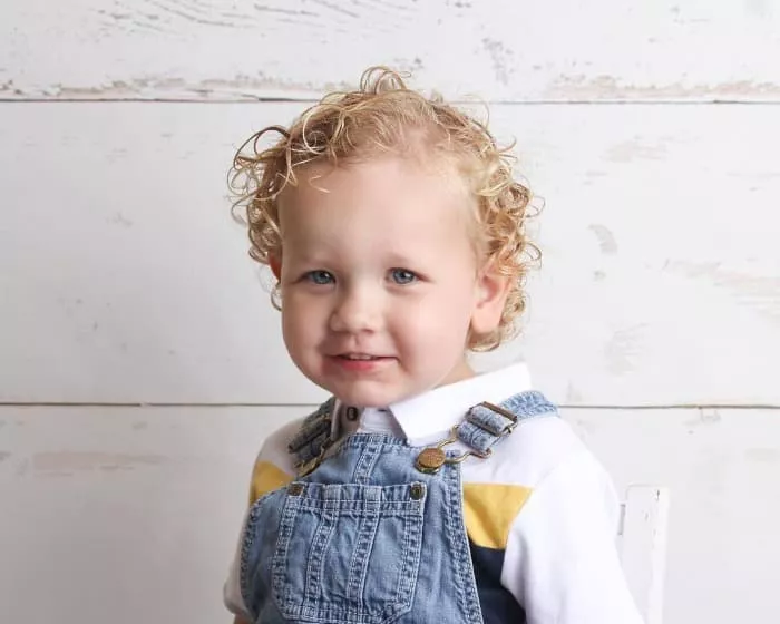 Little Boys with Curly Hair