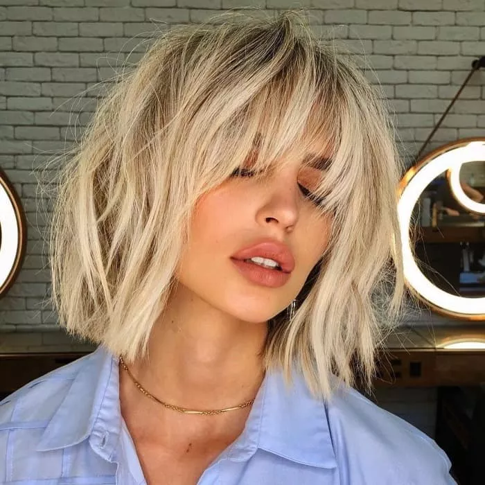 Long Bob with Bangs