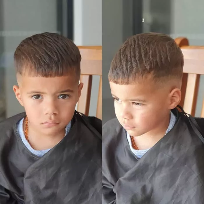 Messy French Crop with Disconnected Undercut