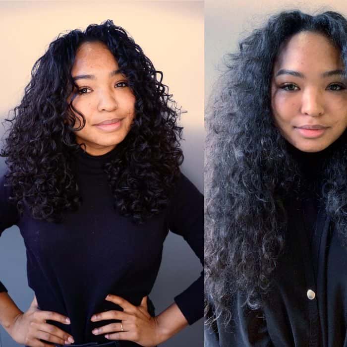 Mid Length Large Curls