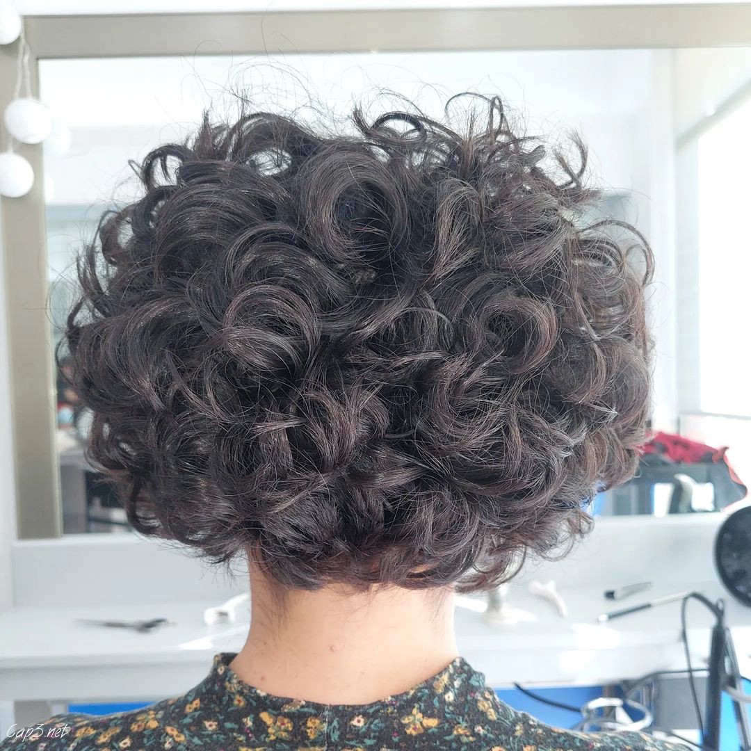 Natural Short Brown Rezo Cut