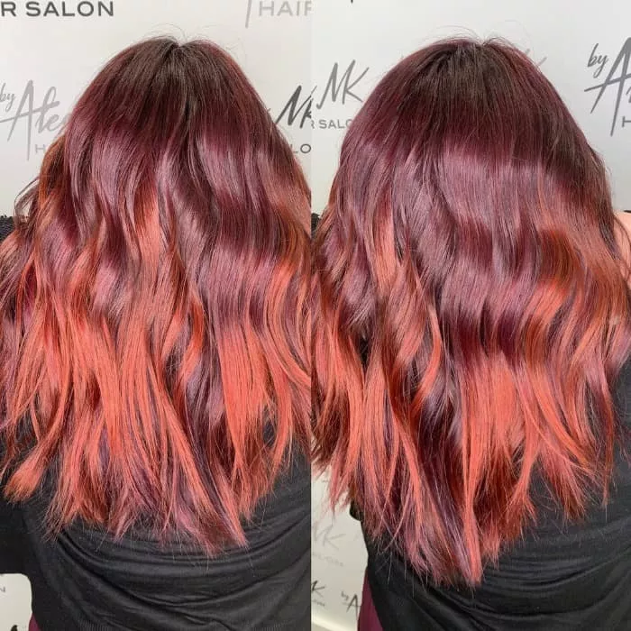 Purple Auburn Hair Color