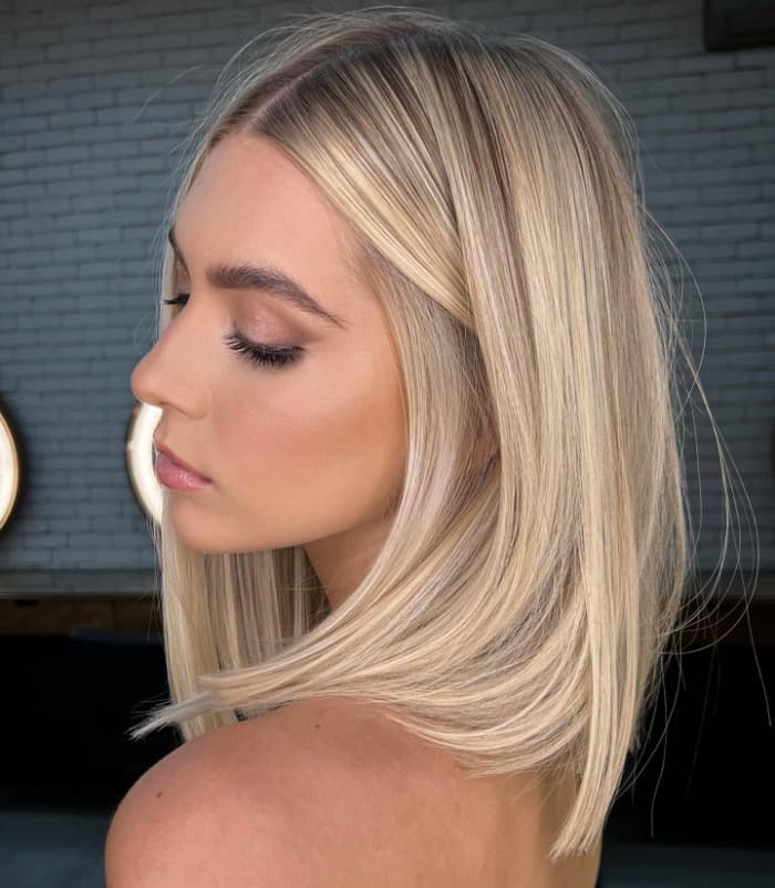 Shoulder Length Lob Haircut