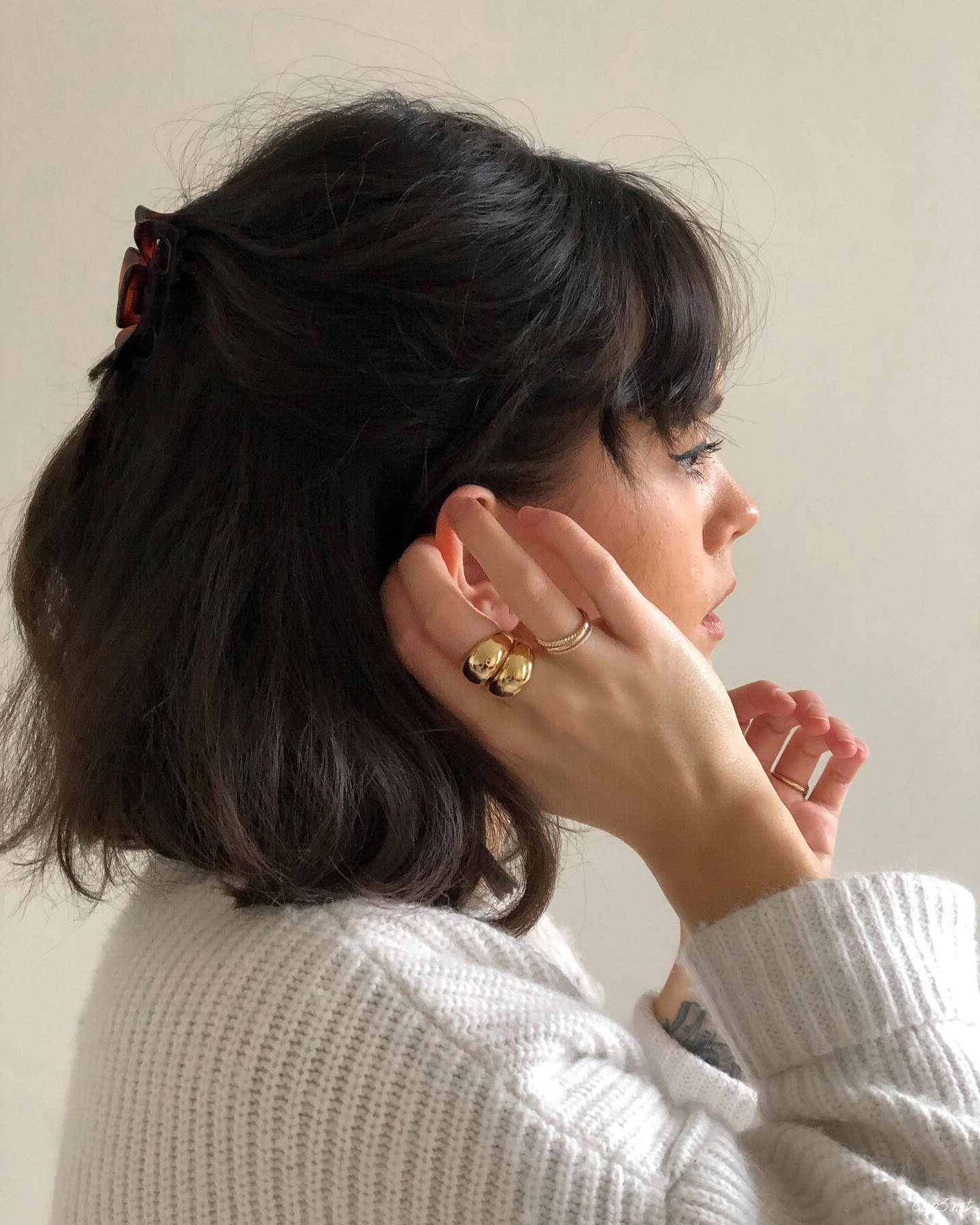 Simple Brown Wavy Bob