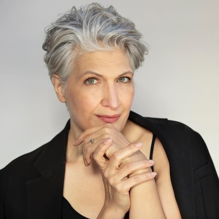 Soft Gray Pixie