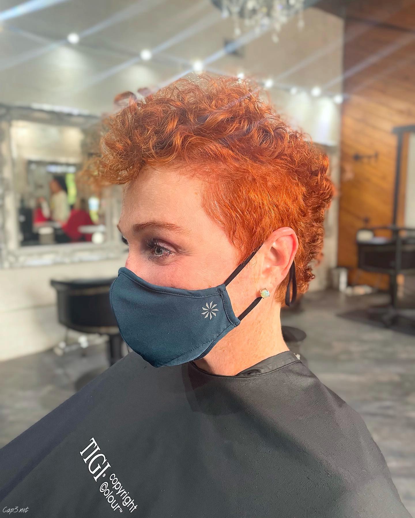 Spirals Orange Haircut