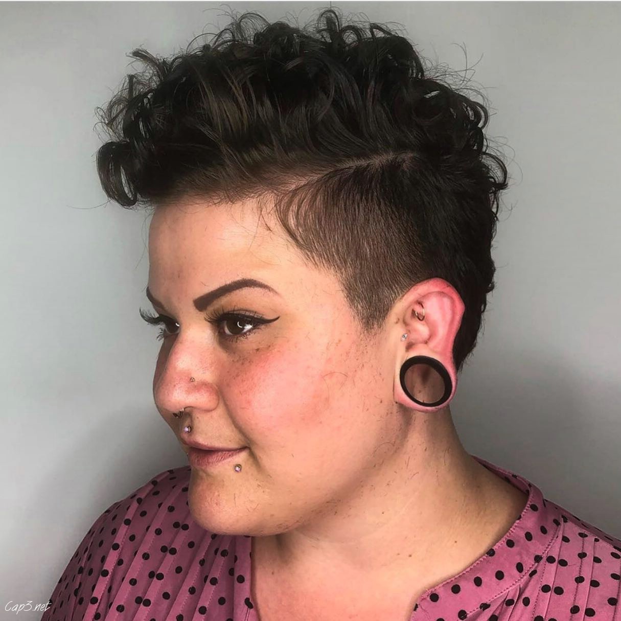 Style Natural Brown Faux Hawk