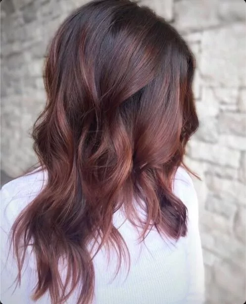 auburn ombre