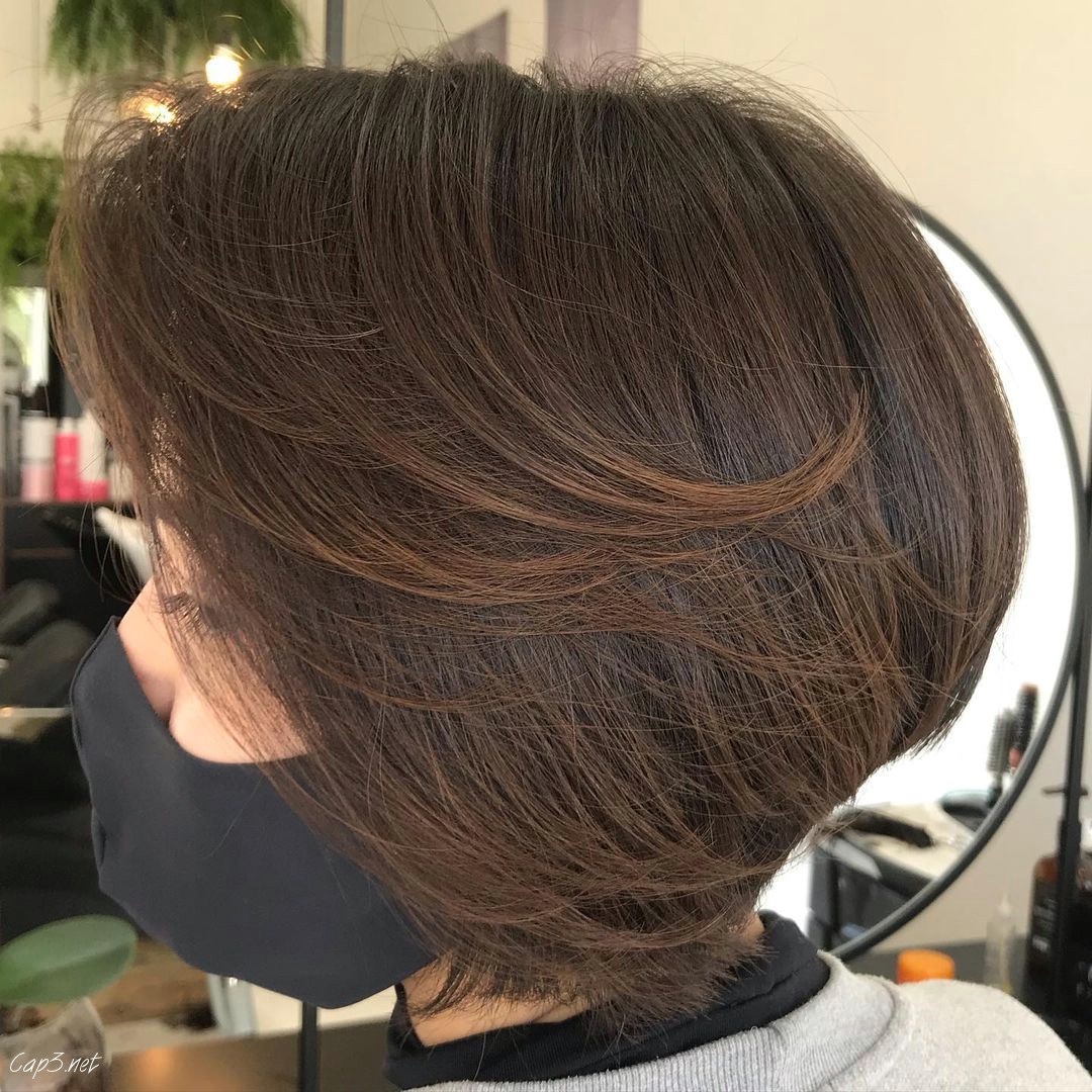 chocolate color bob