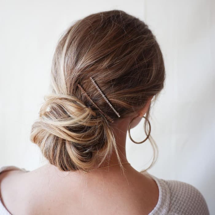 classy chignon