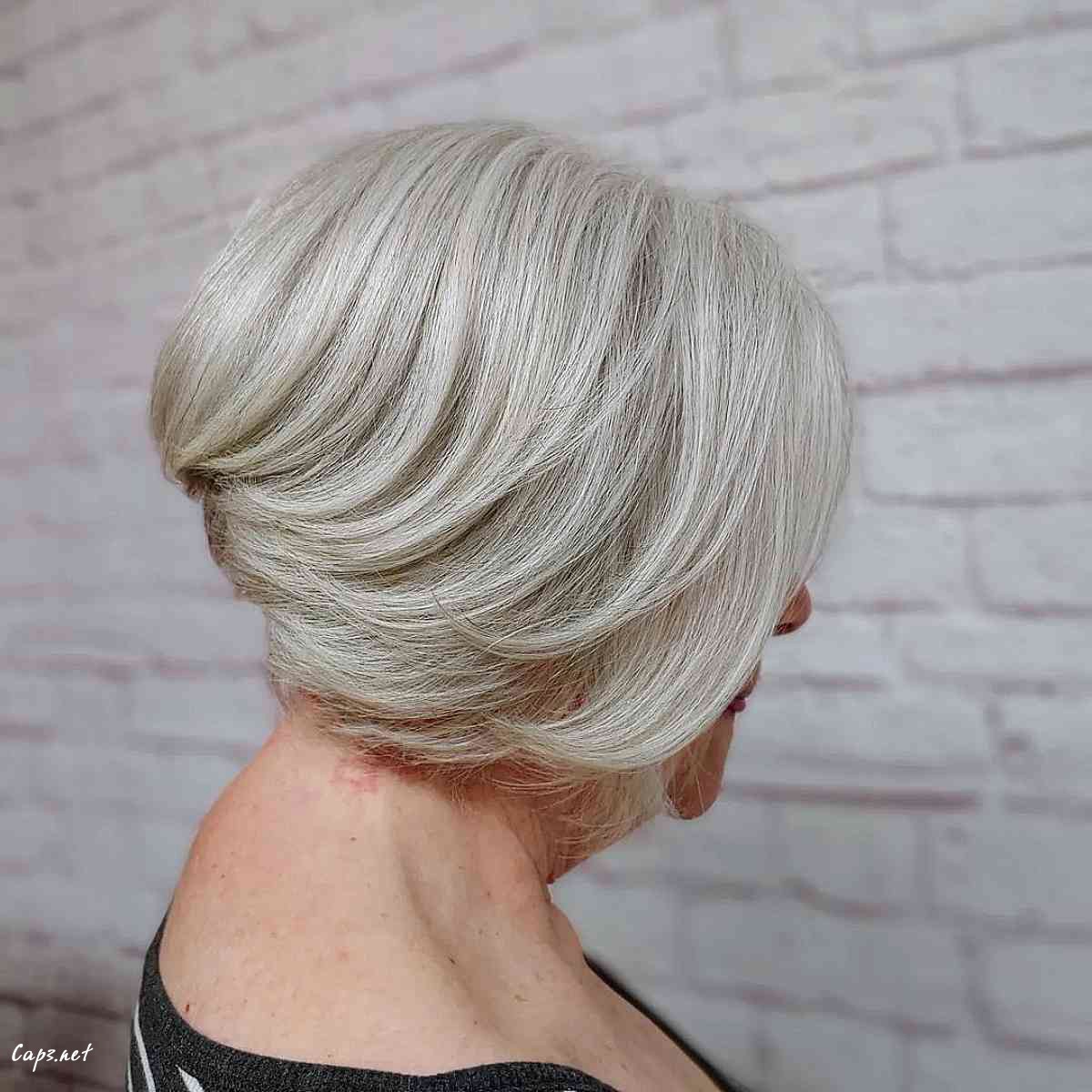 cool neck length a line bob