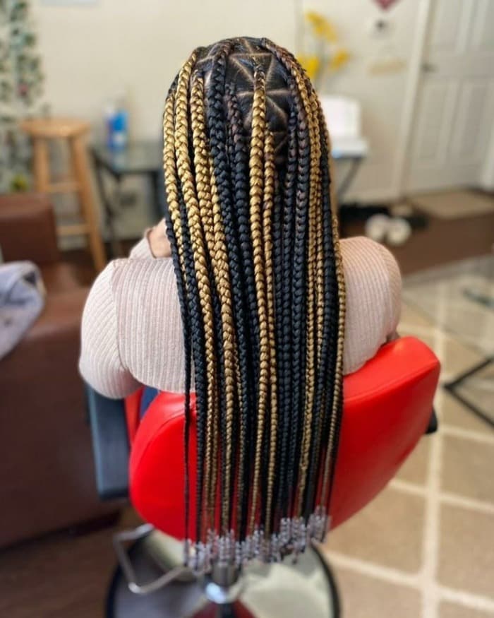 cute triangle braid crown