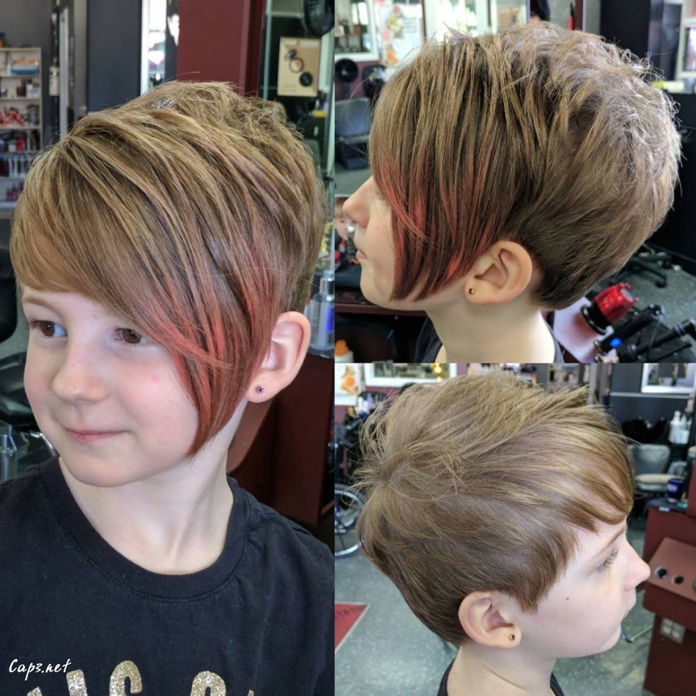 little girl pixie cut