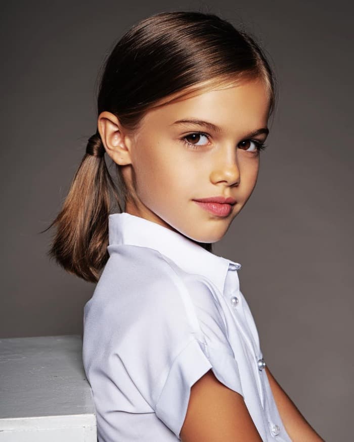 low side ponytail